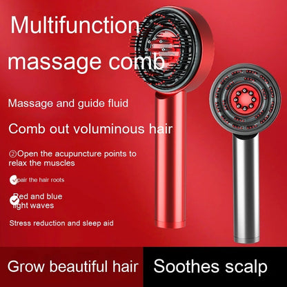 Fluffy Cloud Comb Scalp Massager with Infrared